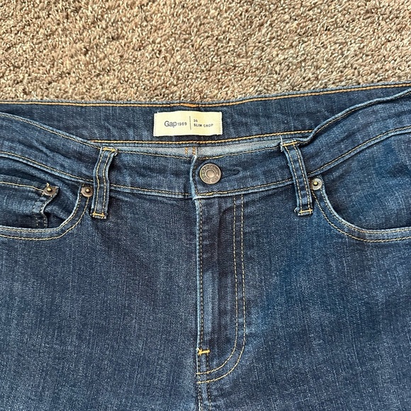 GAP Indigo Slim Cropped Jeans - Picture 2 of 4